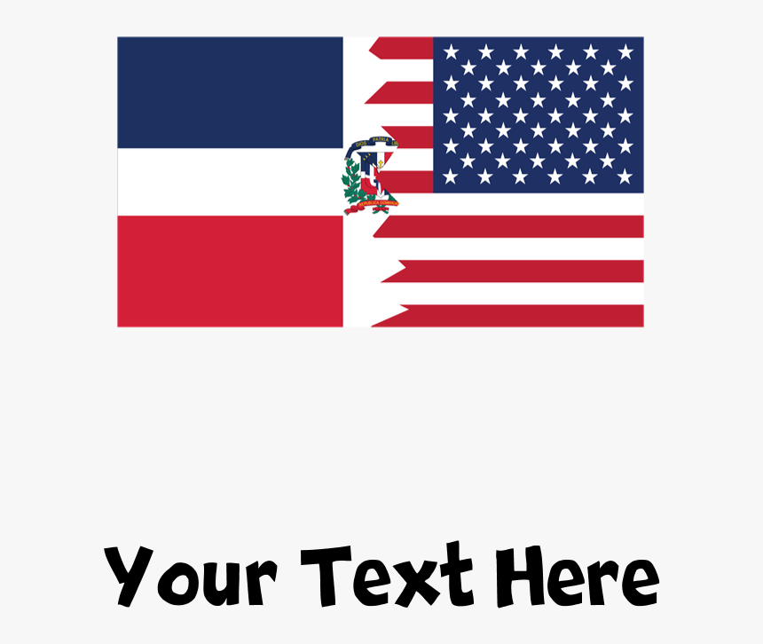 Hd Dominican American Flag Mousepad - Dominican Republic Flag, HD Png Download