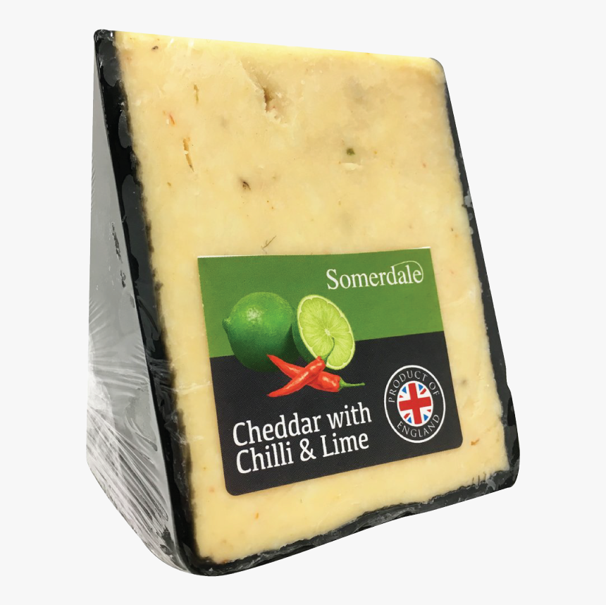 Somerdale Cheddar With Chilli And Lime - Parmigiano-reggiano, HD Png Download