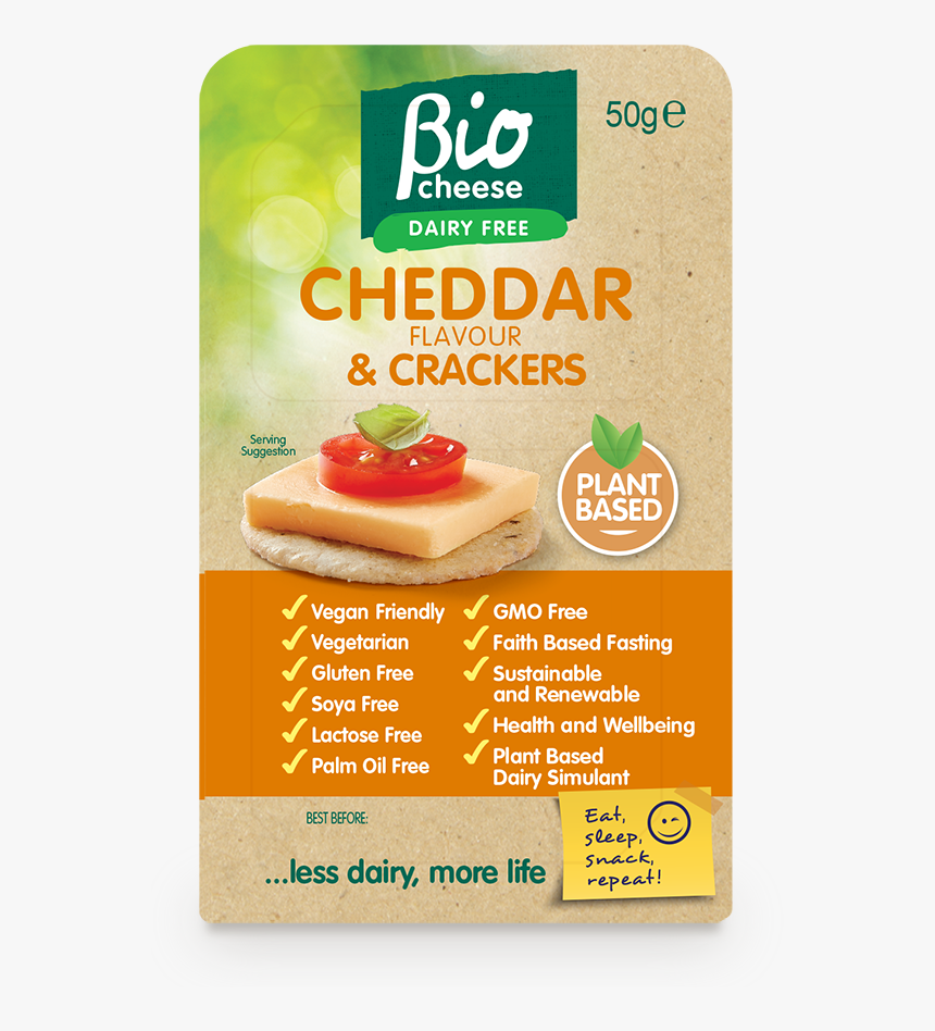 Vegan Cheese And Crackers - Convenience Food, HD Png Download