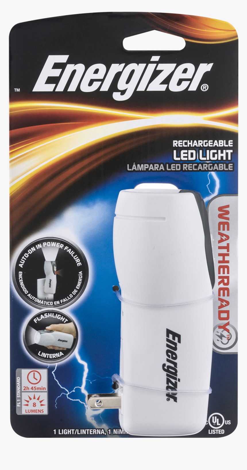 Energizer Rechargeable Flashlight, HD Png Download