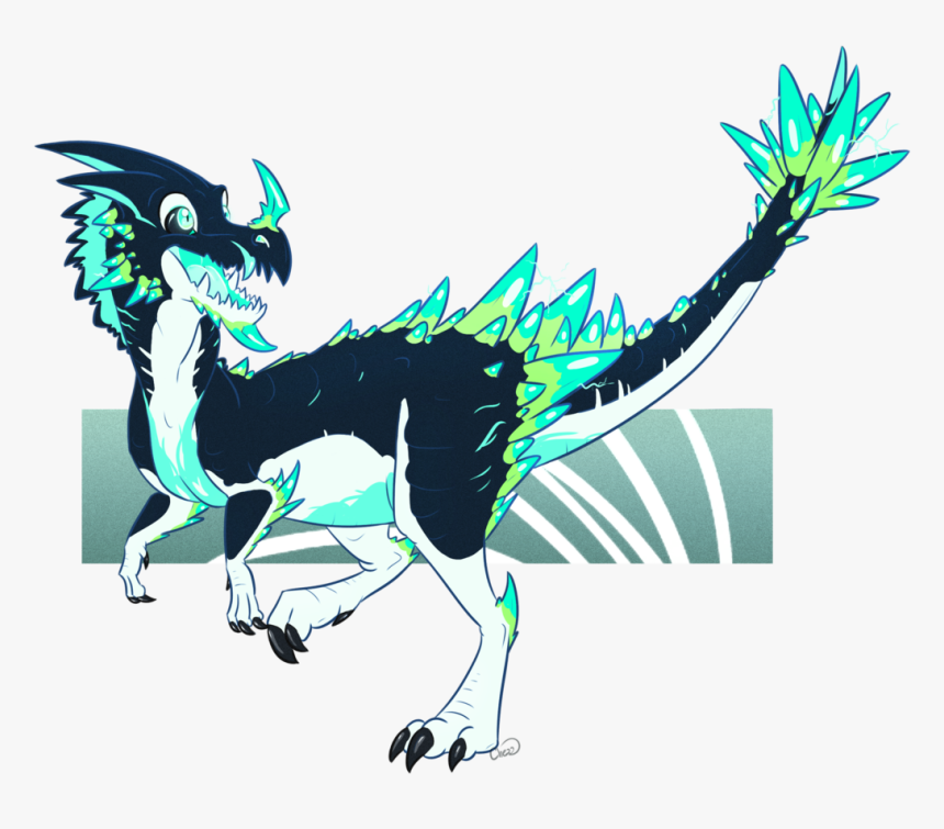 “just A Quick Doodle Of My Necromancer’s Raptor - Illustration, HD Png Download