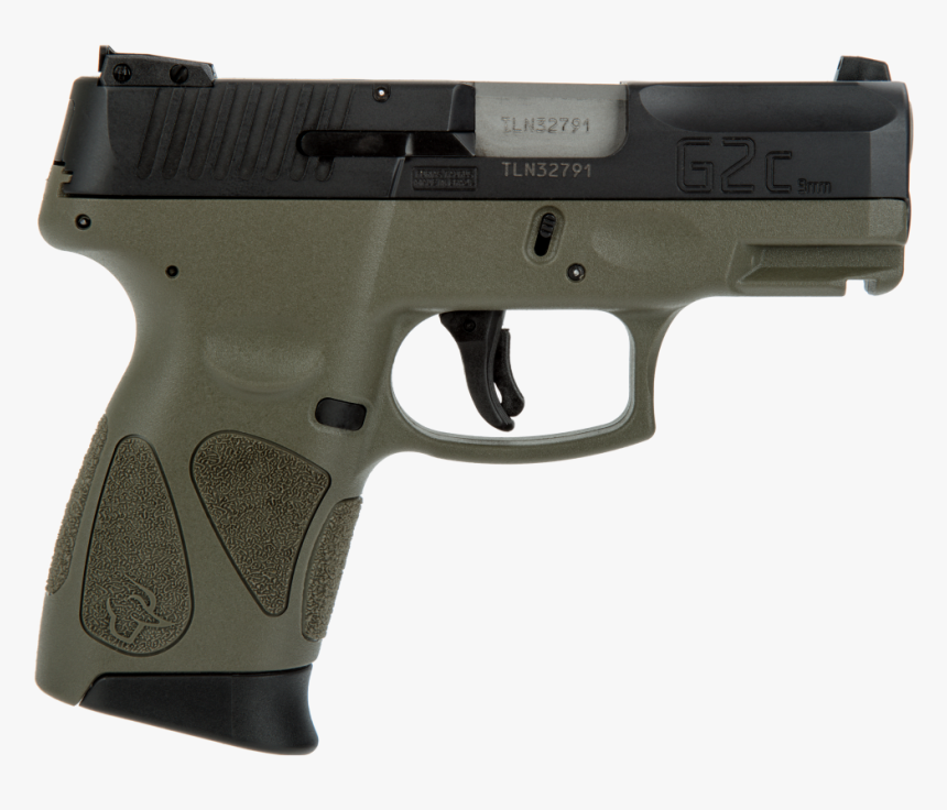 9mm-luger - Taurus G2c Od Green, HD Png Download