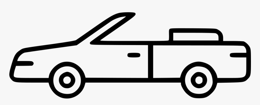 Convertible - Station Wagon Icon Free, HD Png Download