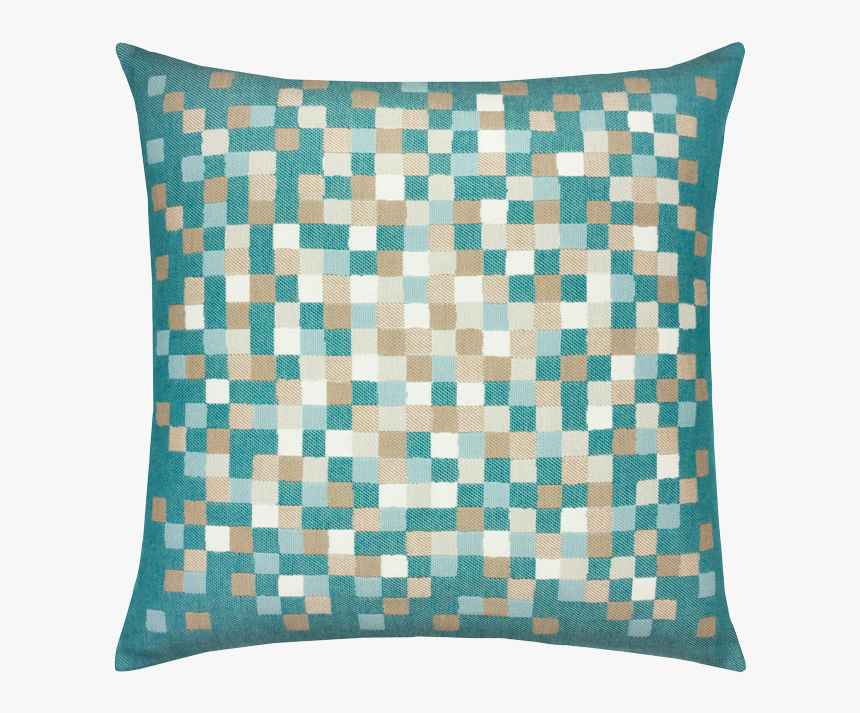 Aqua Check - Cushion, HD Png Download