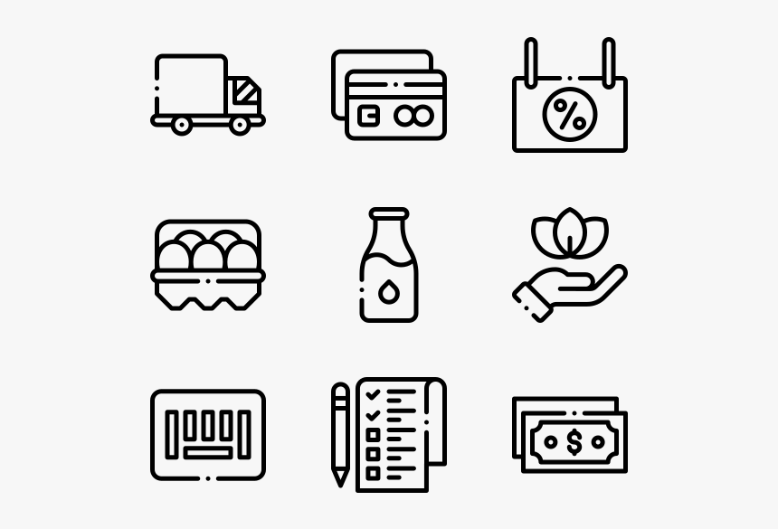 Bakery Icons, HD Png Download