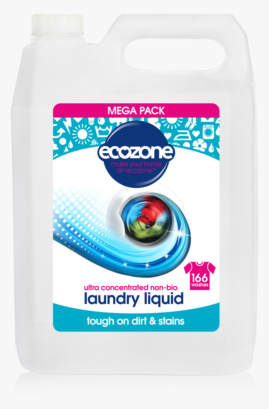Ecozone Laundry Non Bio Detergent 5l - Ecozone Concentrated Laundry Liquid 5l, HD Png Download
