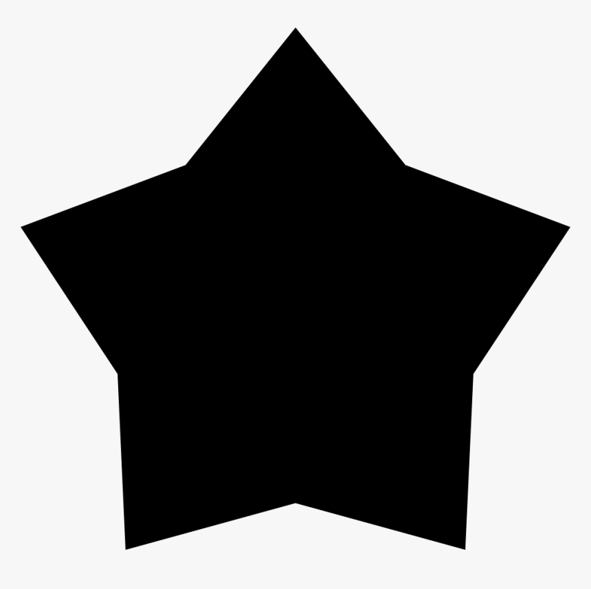 Straight Edge Star - Fill Star Svg Icon, HD Png Download