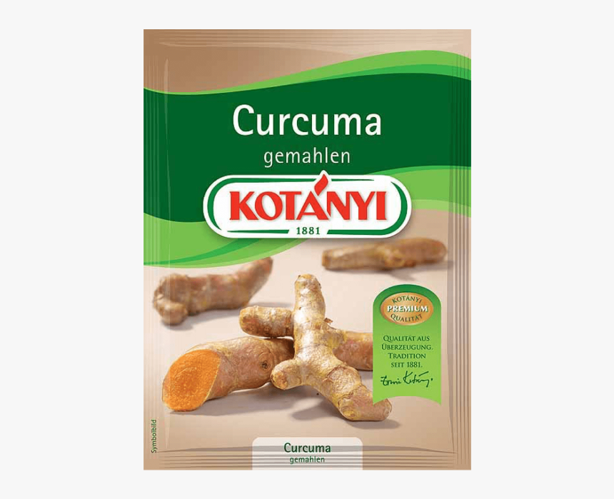Kotányi Curcuma Gemahlen Im Brief - Kotányi Kurkuma, HD Png Download