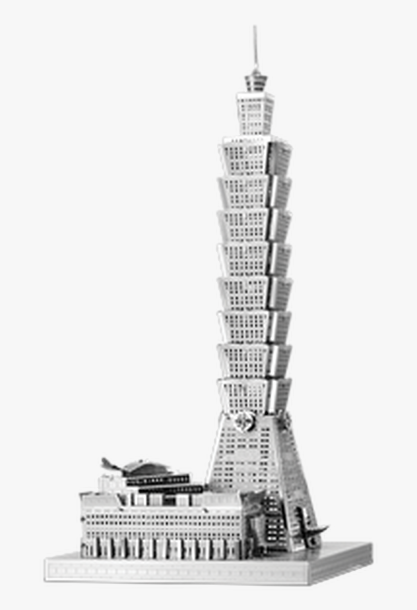 Taipei 101 Metal Model Kit - Taipei 101, HD Png Download