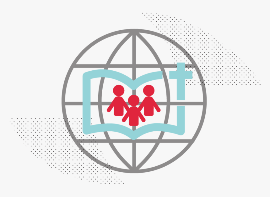 Tsld Icon Vs - Heart Globe Black And White, HD Png Download