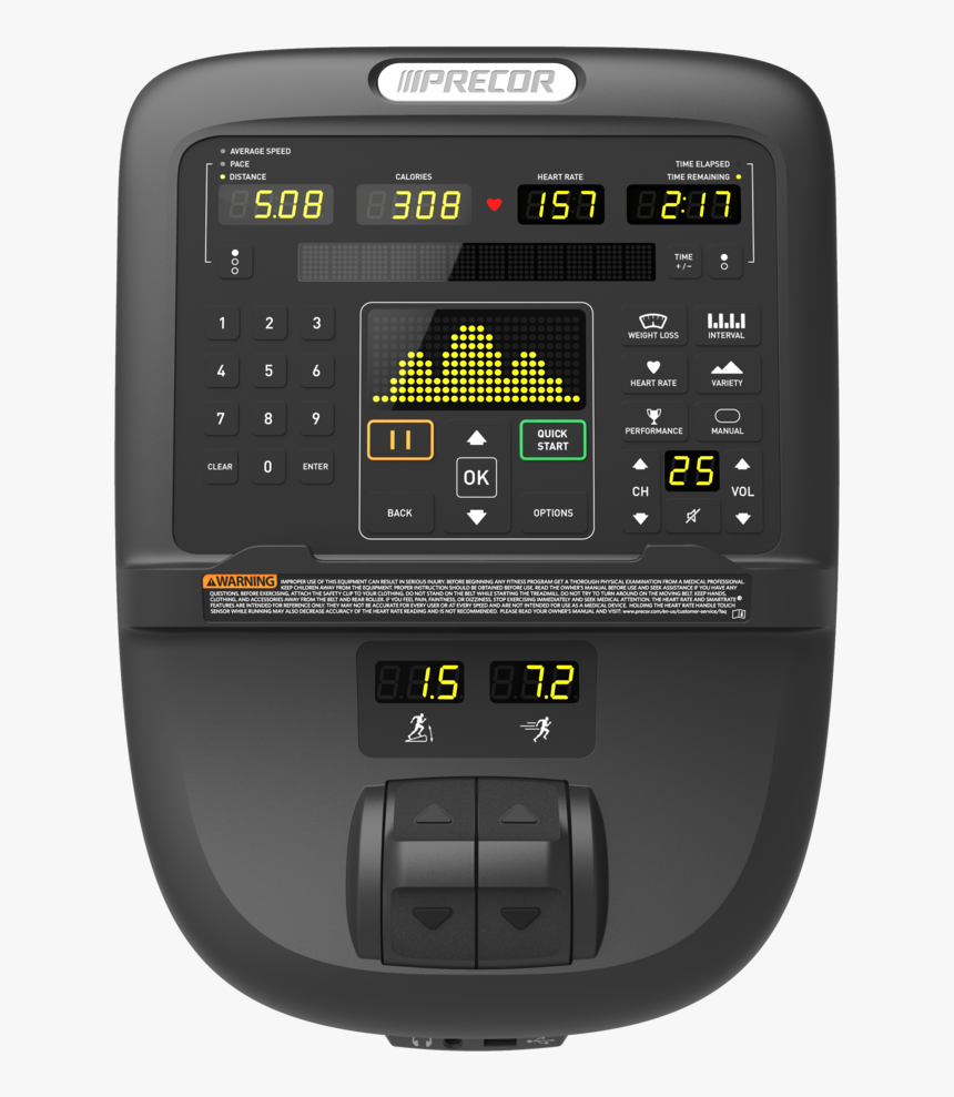 P31 Console - Precor Treadmill Console, HD Png Download