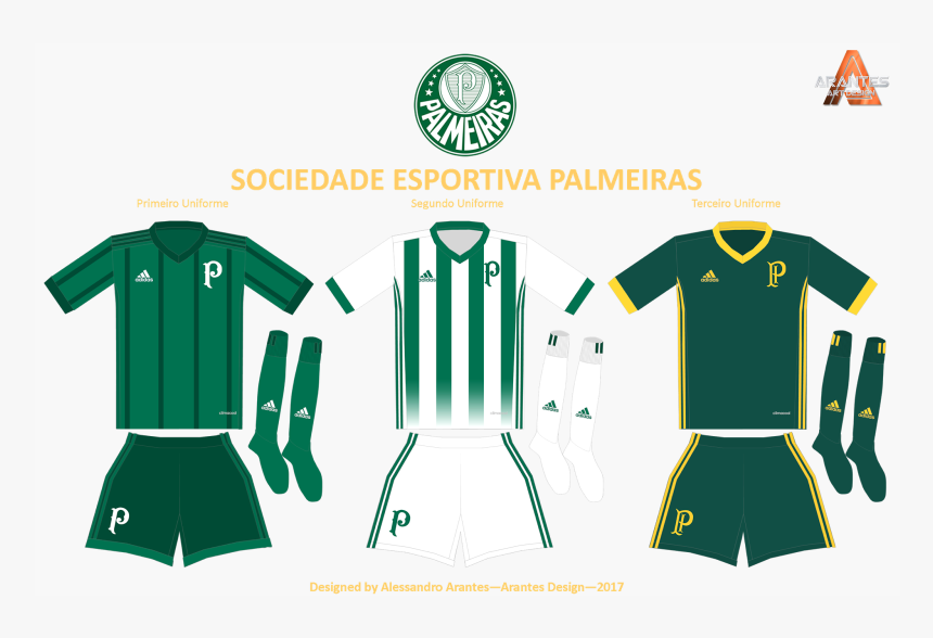 Uniforme Do Palmeiras Completo, HD Png Download