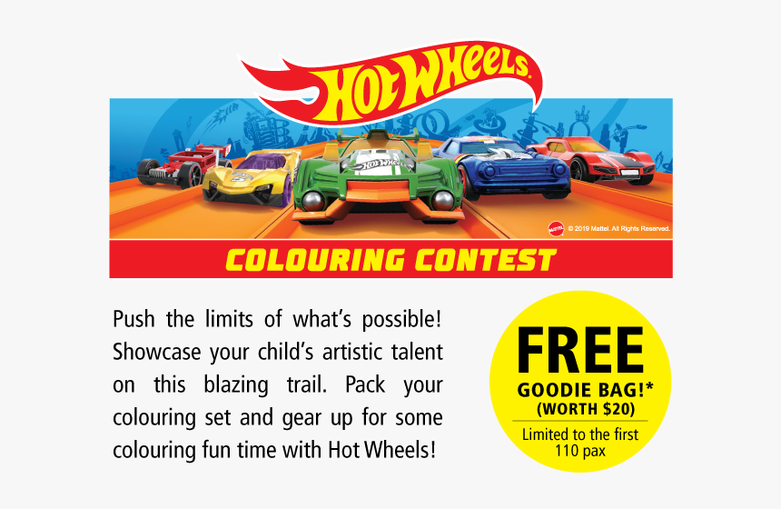 Hot Wheels Colouring Contest - Hot Wheels 2011, HD Png Download