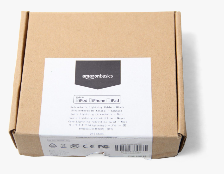 Amazon Batteries & Cables - Box, HD Png Download