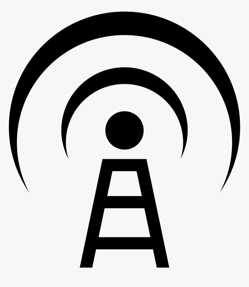 Broadcast Communications Tower Comments - Broadcast Icon Vector, HD Png Download