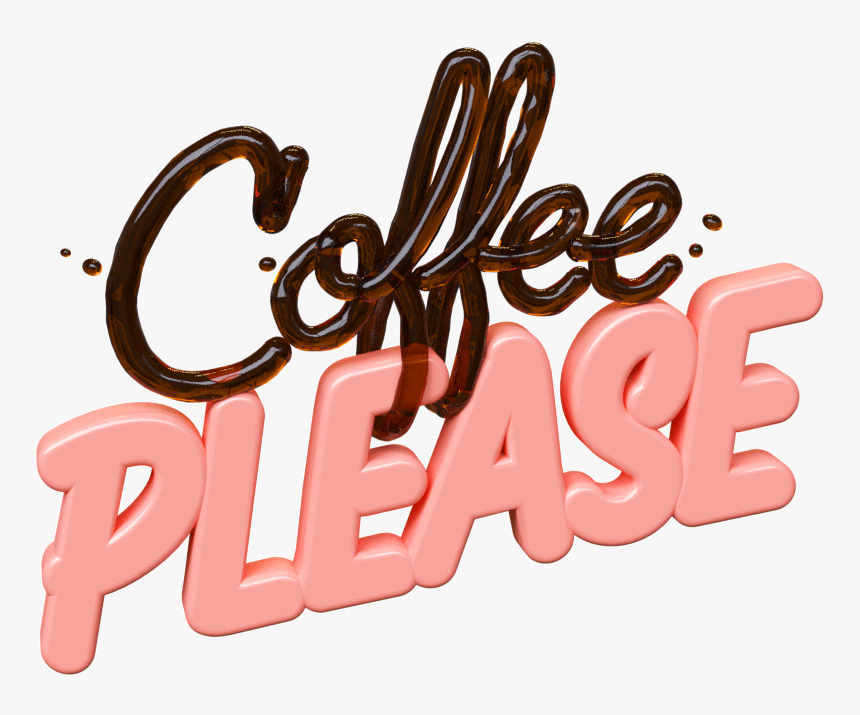 Cinema 4d Lettering Coffee, HD Png Download