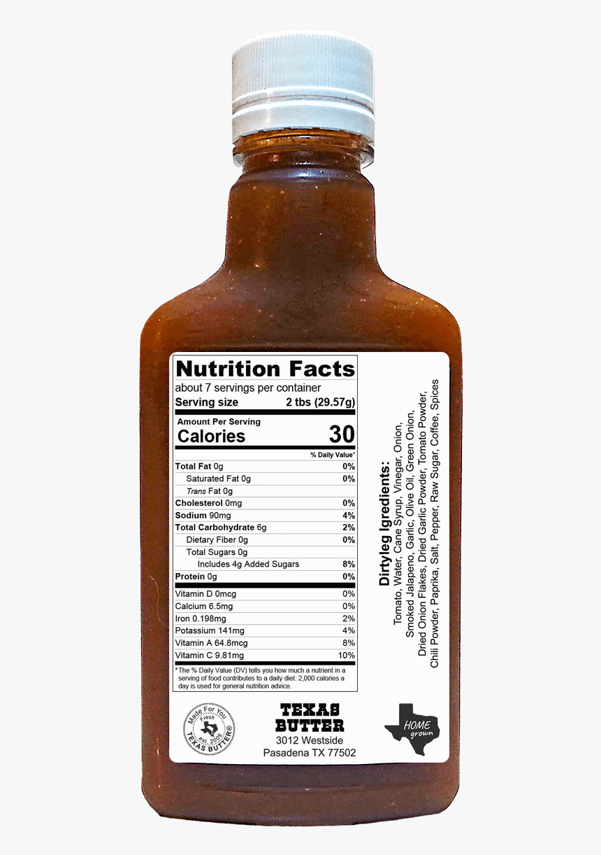 Banner Black And White Library Dirtyleg Texas Butter - Nutrition Facts, HD Png Download