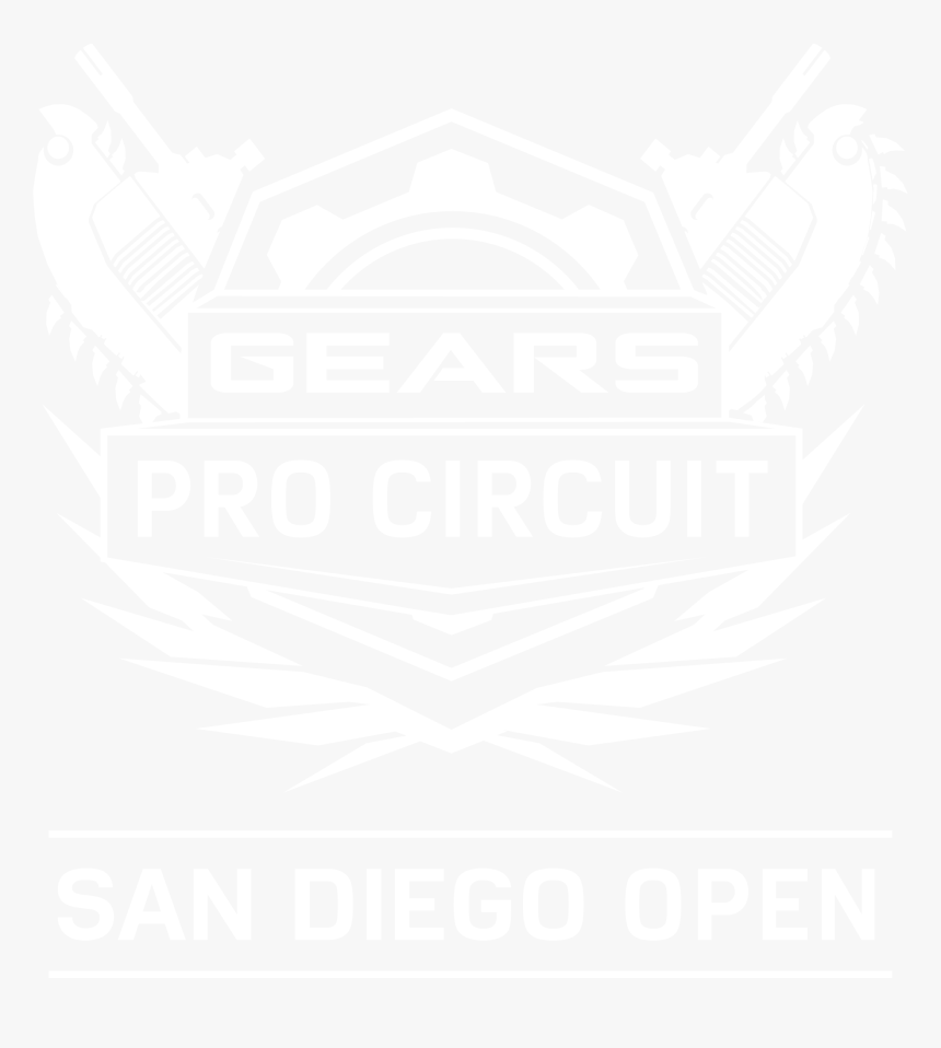 Gears Pro Circuit San Diego Open - Johns Hopkins Logo White, HD Png Download