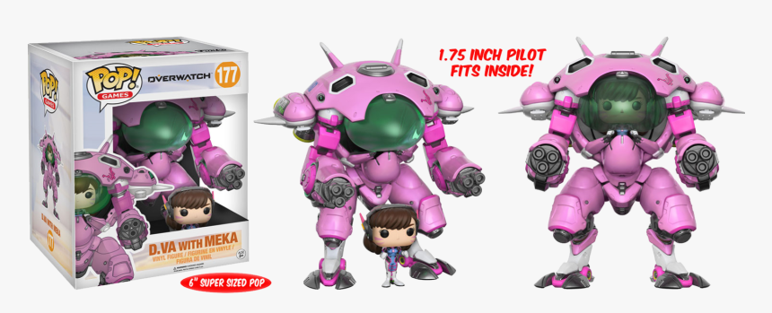 Dva With Meka Funko Pop, HD Png Download