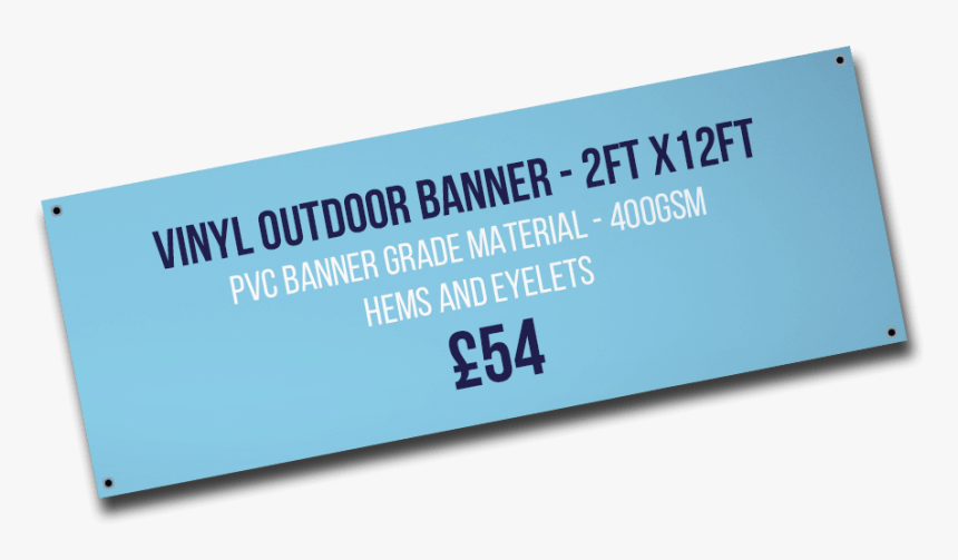 Outdoor Banner Printing Services - Electric Blue, HD Png Download
