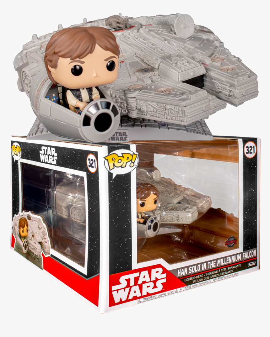 Han Solo And Millennium Falcon Pop, HD Png Download