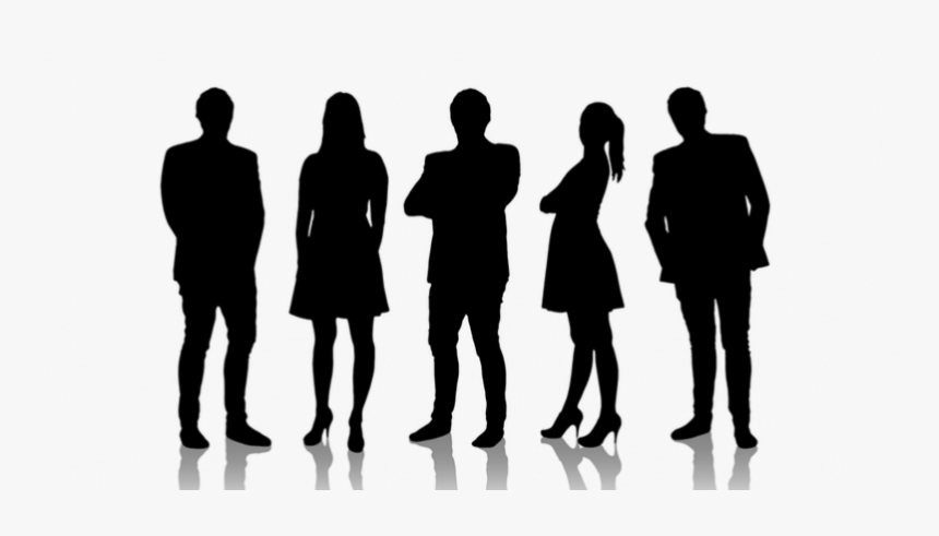 Business People Silhouette Png, Transparent Png