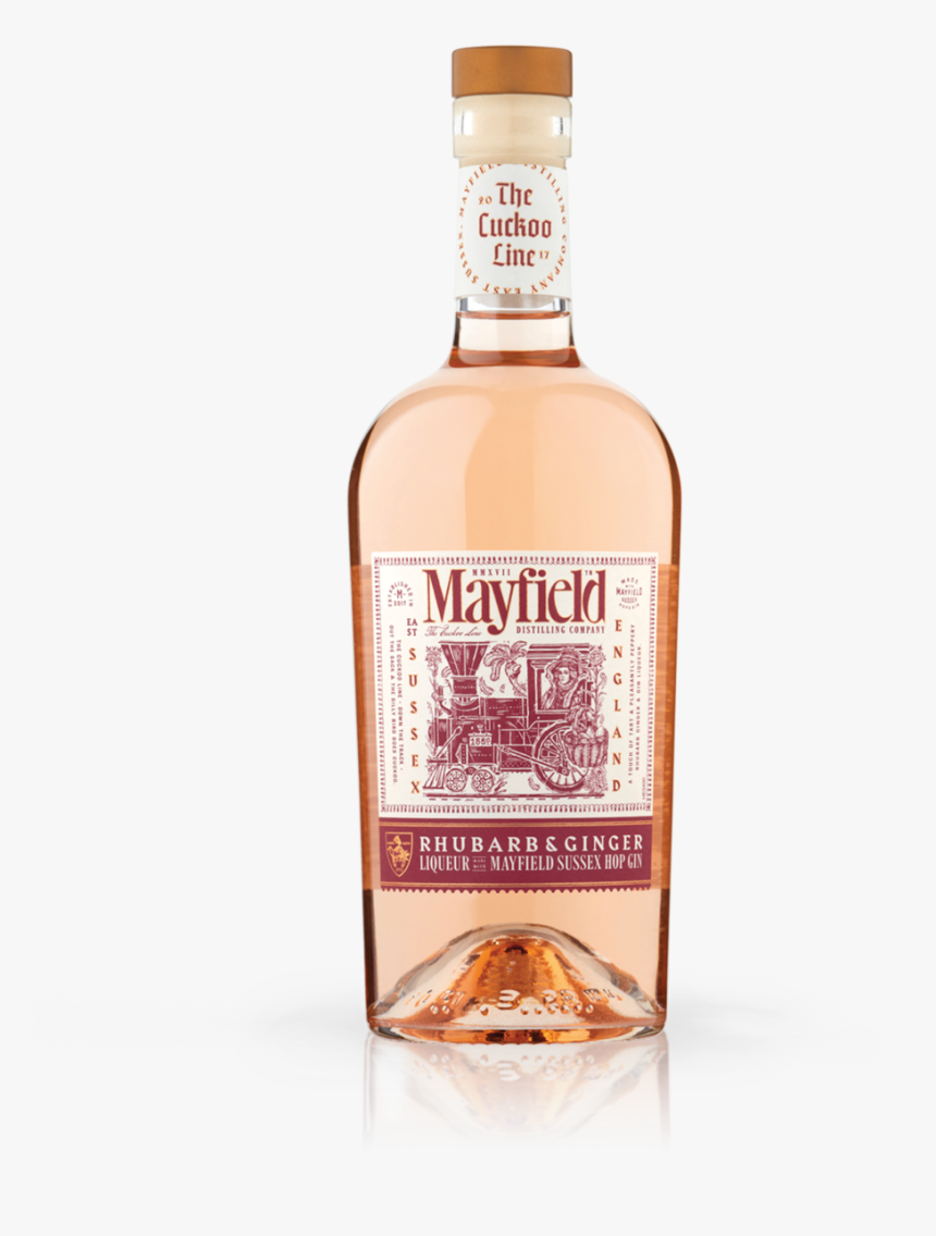 Mayfield Rhubarb Ginger Gin Liqueur Packshot - Mayfield Sussex Hop Gin, HD Png Download