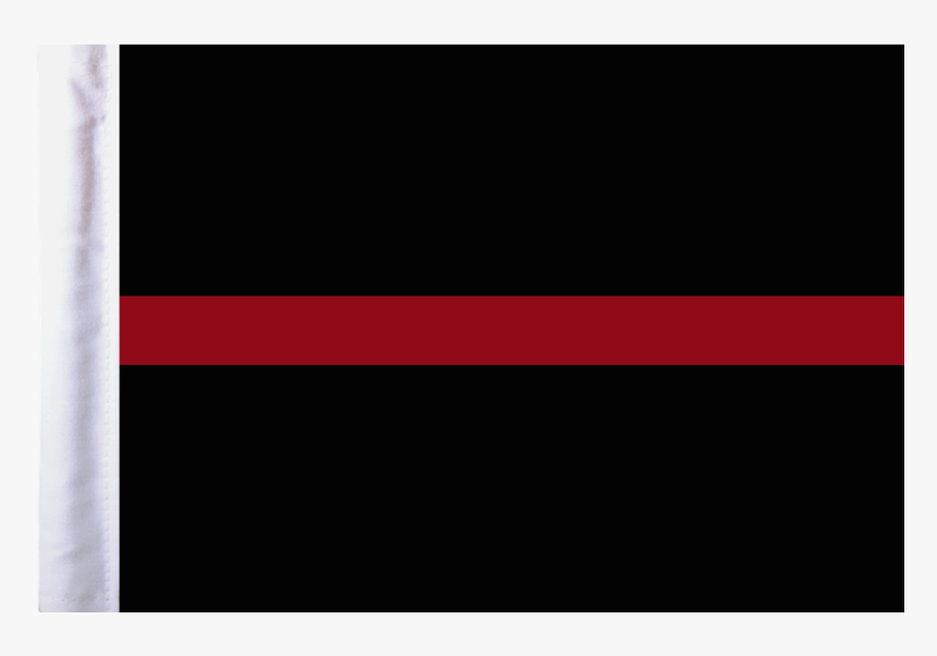 Thin Red Line Motorcycle Flag - Coquelicot, HD Png Download