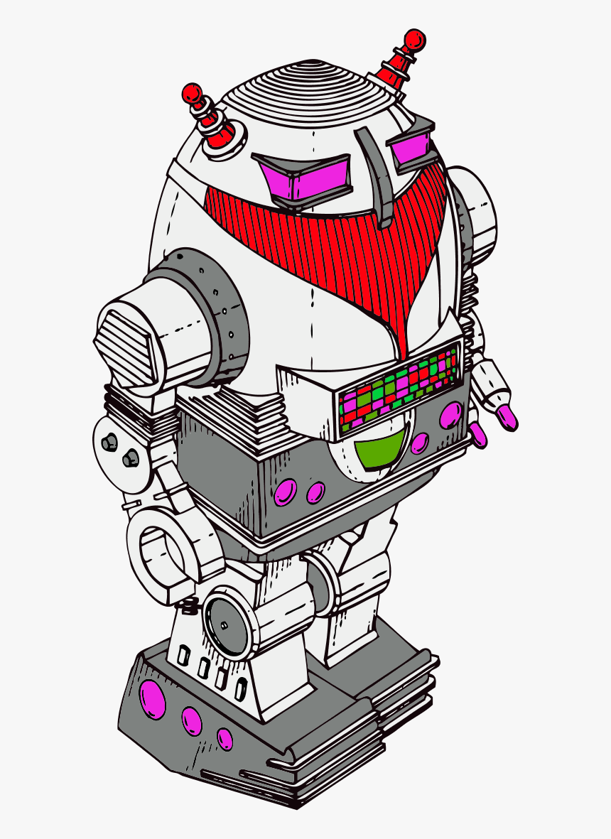 Vector Clip Art - Robot Clip Art, HD Png Download