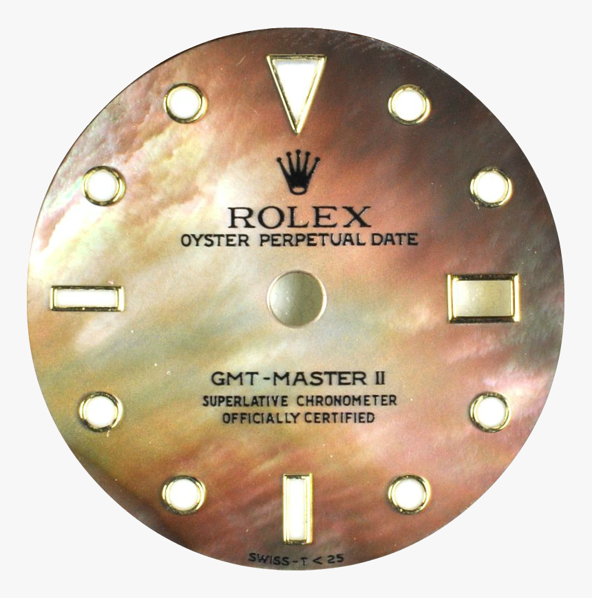 Rolex Face Png - Rolex Gmt Master Mother Of Pearl Dial, Transparent Png