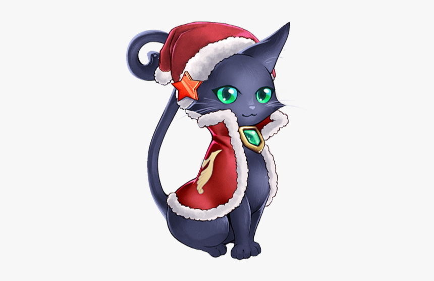 Cat And Christmas Png, Transparent Png