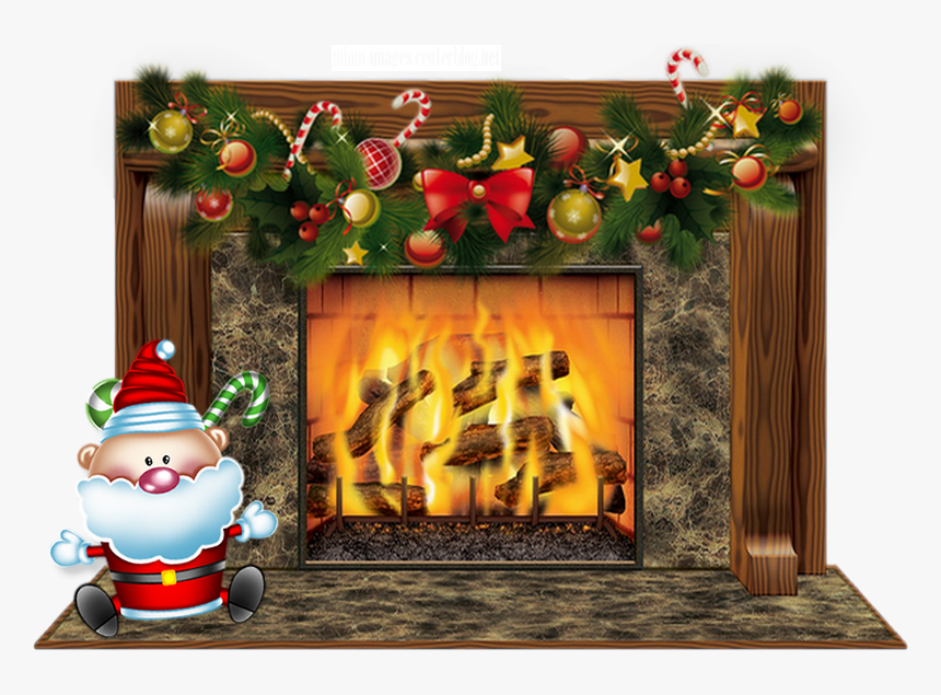 ❄️ Noël, Tube Png Cheminée - Fireplace Png, Transparent Png