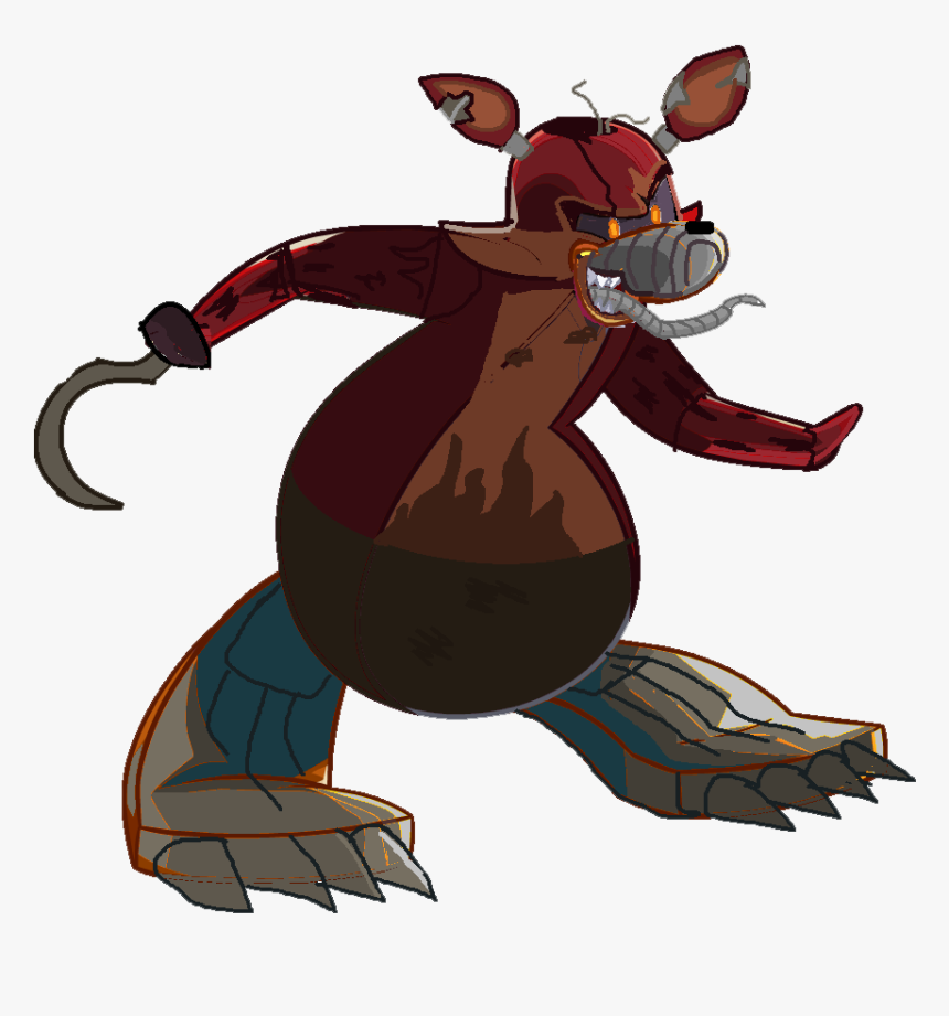 Nightmare Foxy Png Transparent Images - Foxy Png, Png Download