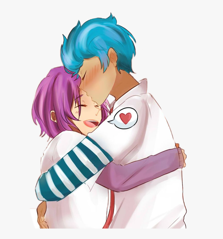 #fnafhs #ship #lovebirds #love #yaoi #kiss #kawaii - Five Anime Bon Y Bonnie, HD Png Download