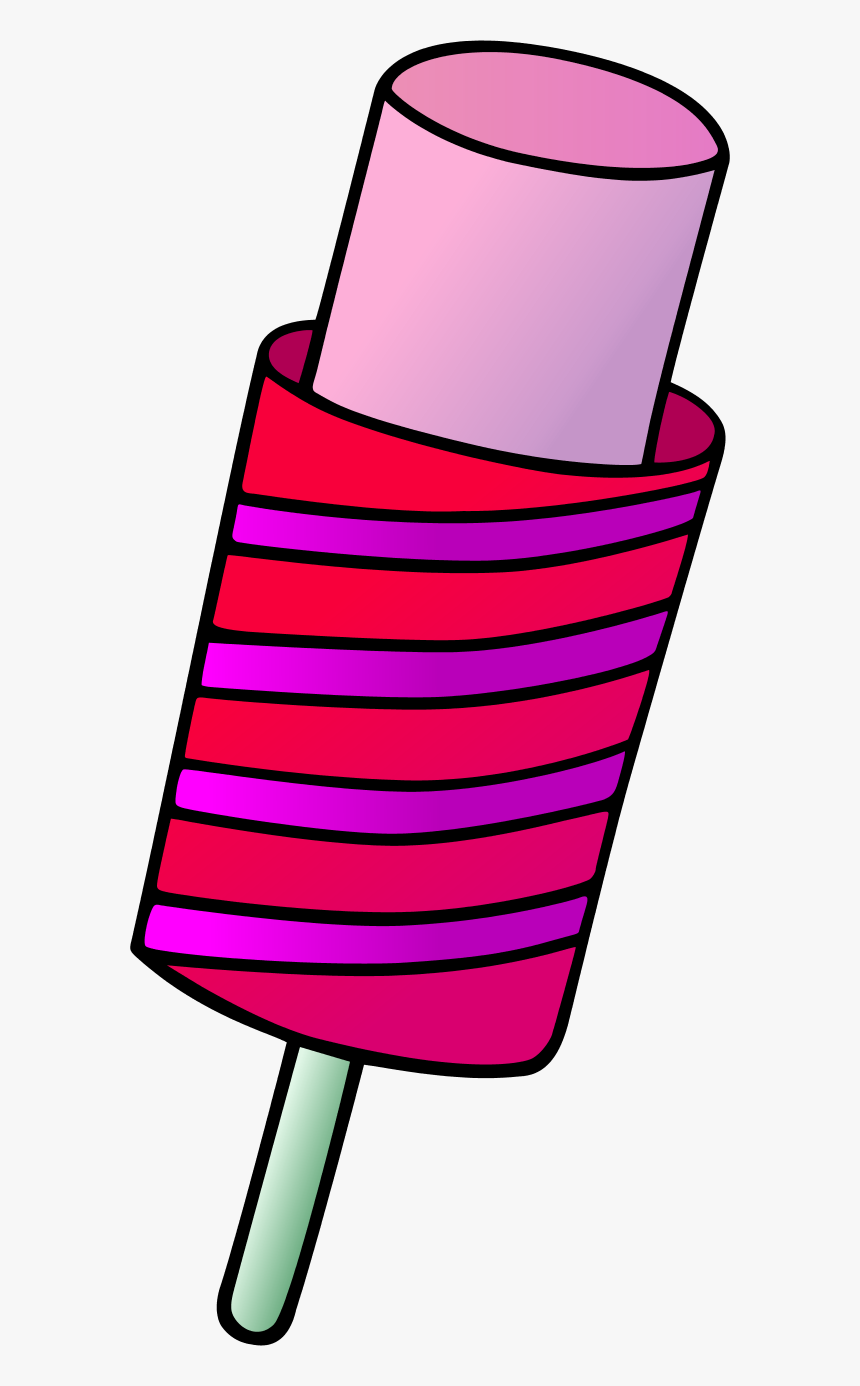 Stripped Ice Cream - Ice Cream Cone, HD Png Download