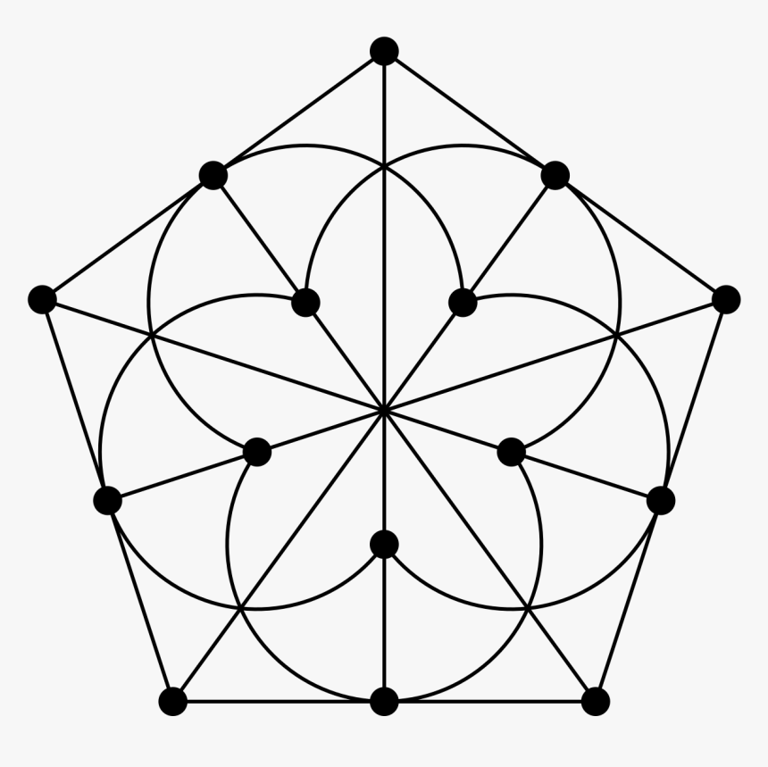 Gq , The Doily - Finite Geometry, HD Png Download