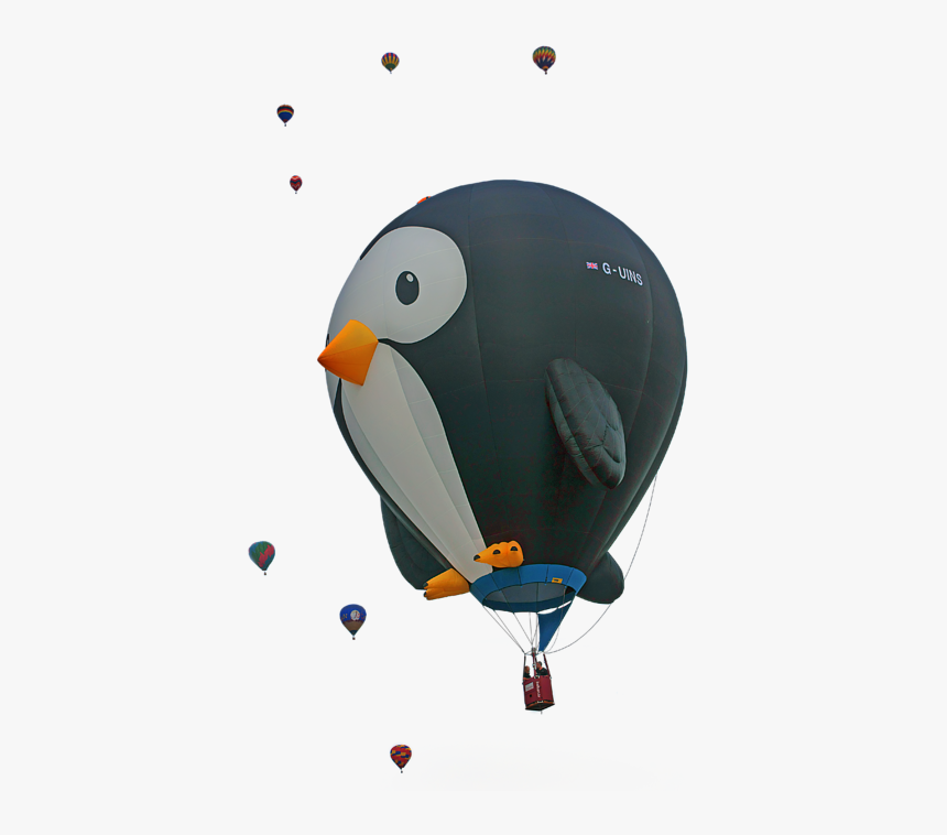 Pinguino De Madagascar En Globo, HD Png Download