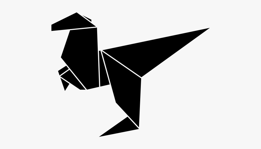 Origami Dinosaur Transparent, HD Png Download