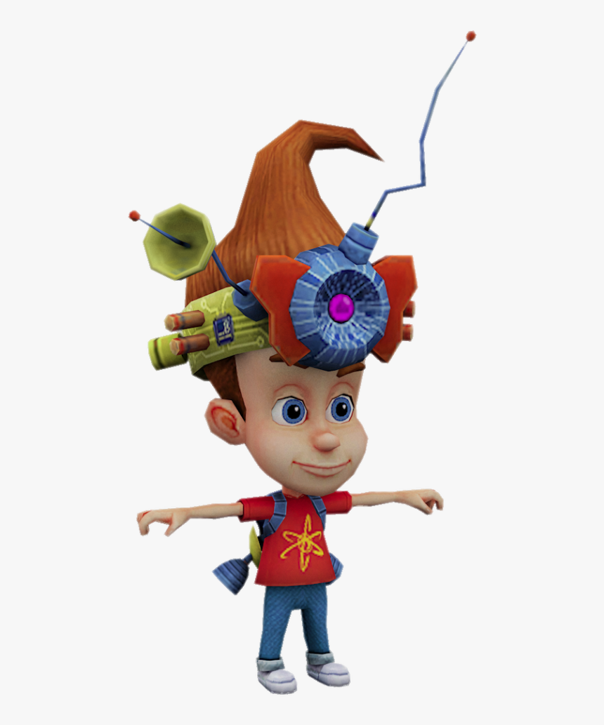 Jimmy Neutron With Device On Head - Spongebob Squarepants Featuring Nicktoons Globs Of, HD Png Download