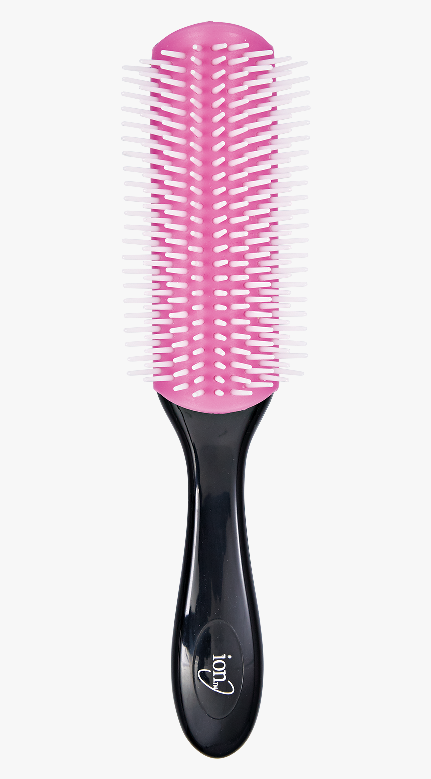9 Row Silicone Brush - Denman Brush Ion, HD Png Download