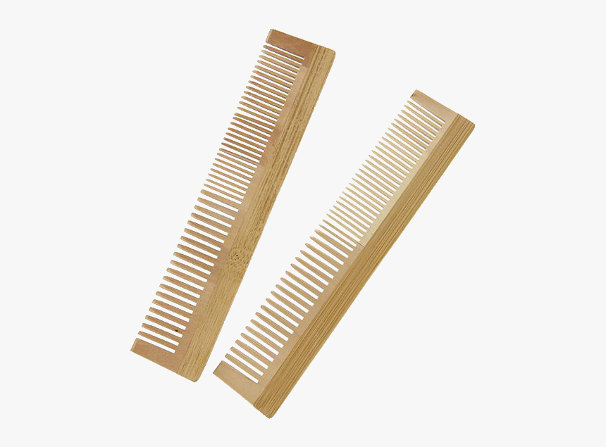 Hairdressing Retangle Comb - Wood, HD Png Download