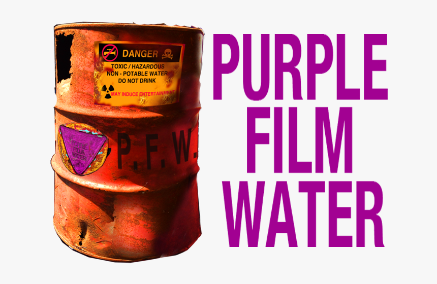 Purple Film Water - Graphic Design, HD Png Download
