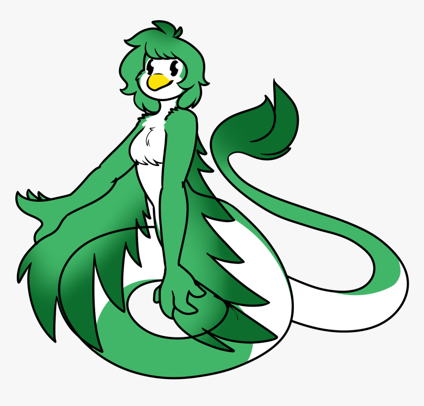 Jungle Quetzalcoatl Female - Cartoon, HD Png Download