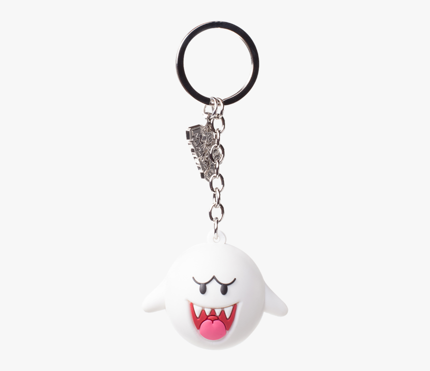 Boo Rubber 3d Keychain 
 Srcset Data - Nintendo Sleutelhanger, HD Png Download