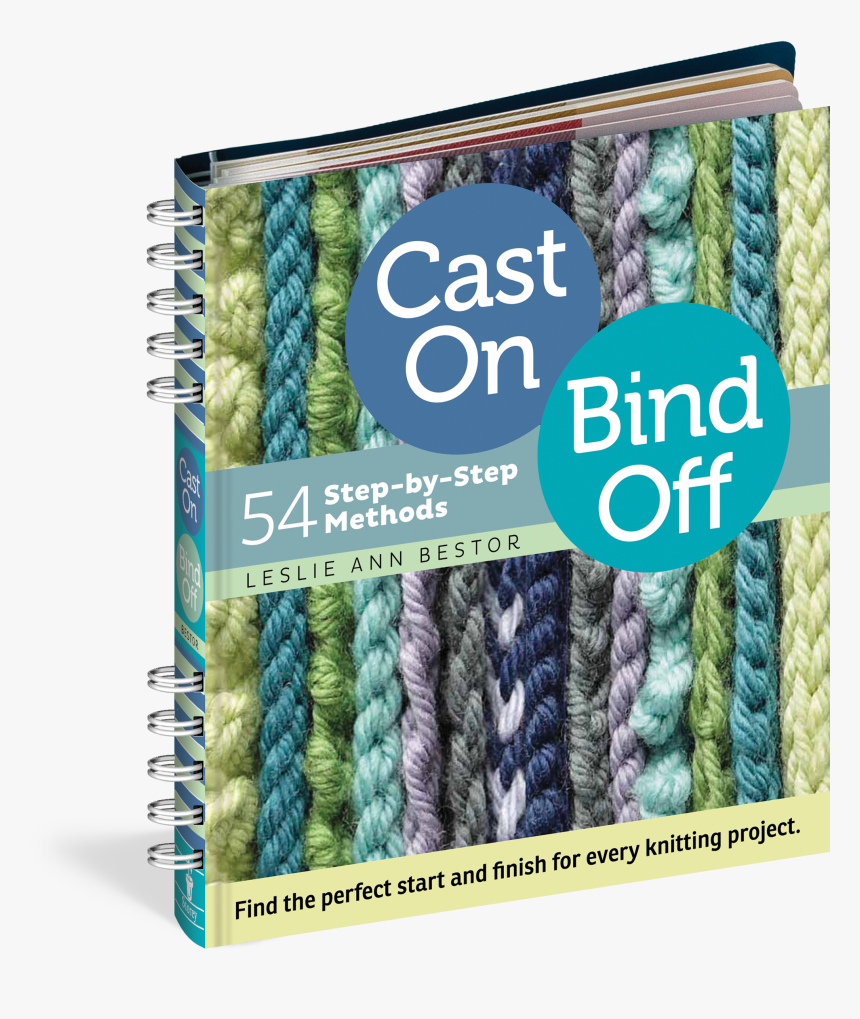 Cover - Cast On, Bind Off: 54 Step-by-step Methods; Find The, HD Png Download