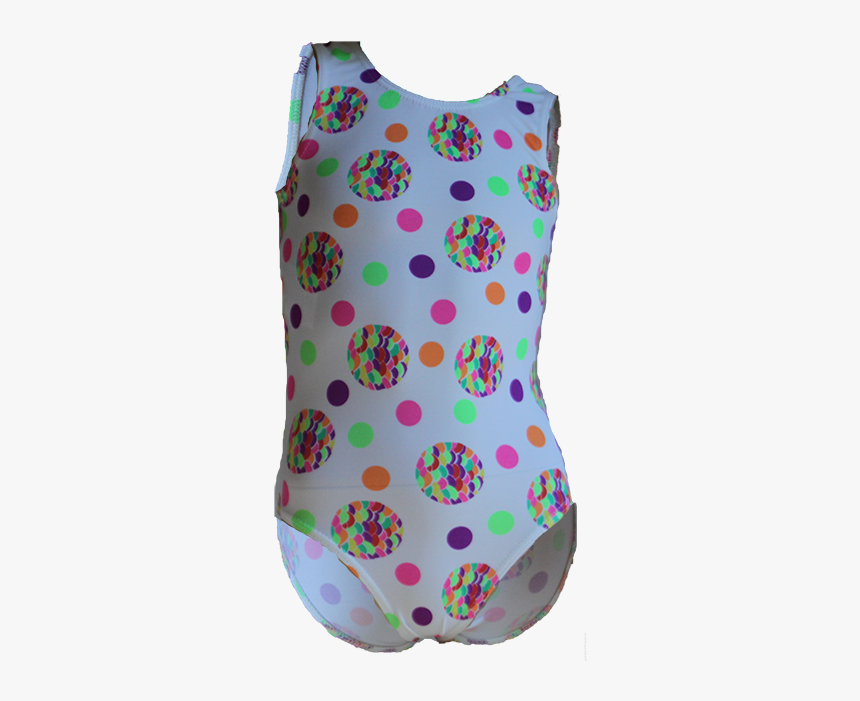 White Neon Dots Front500 - Maillot, HD Png Download