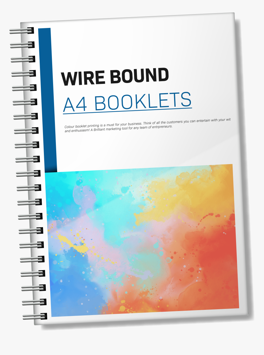 A4 Wire Bound Booklets, HD Png Download