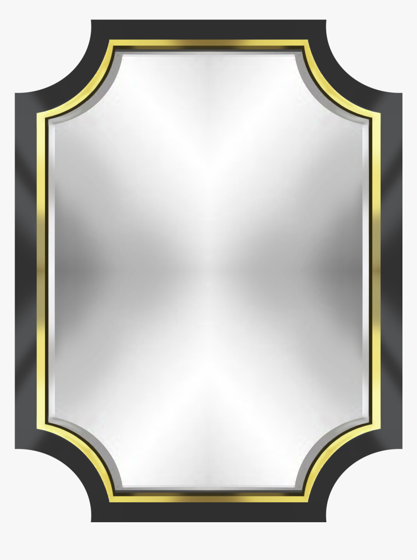 Cora Mirror In Black & Gold - Mirror, HD Png Download