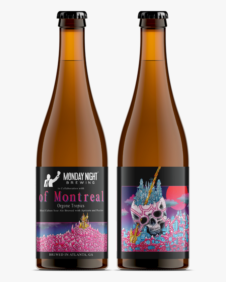 Orgone Tropics Bottles For Web - Glass Bottle, HD Png Download