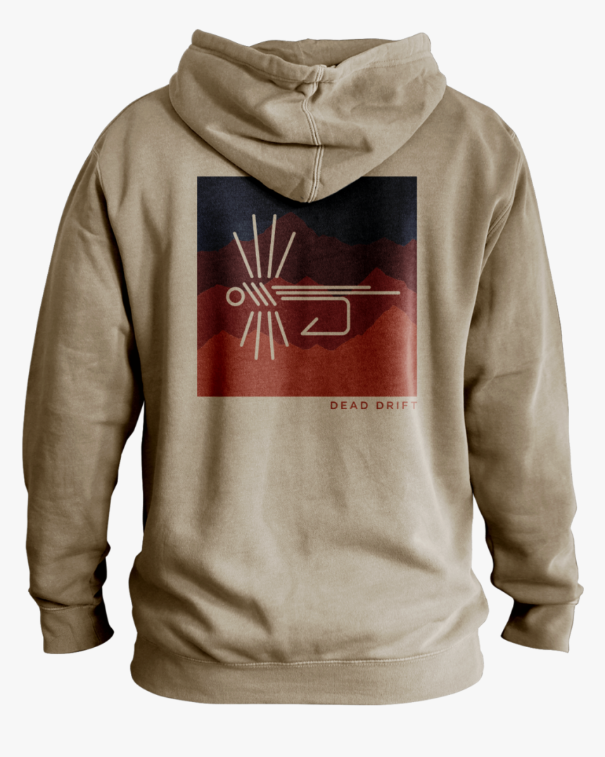 2019 Dead Drift Fly Fishing Hoodie Back-vista2 - Fishing Hoodie, HD Png Download